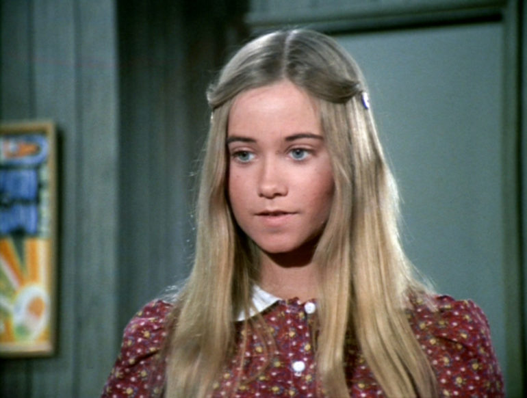 LOS ANGELES - FEBRUARY 9: Maureen McCormick as Marcia Brady in the BRADY BUNCH episode, "The Subject Was Noses." Original air date, February 9, 1973. Image is a screen grab. (Photo by CBS via Getty Images)