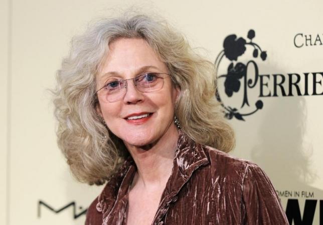 Actress Blythe Danner poses at the Women In Film pre-Oscar cocktail party at Cecconi's in West Hollywood