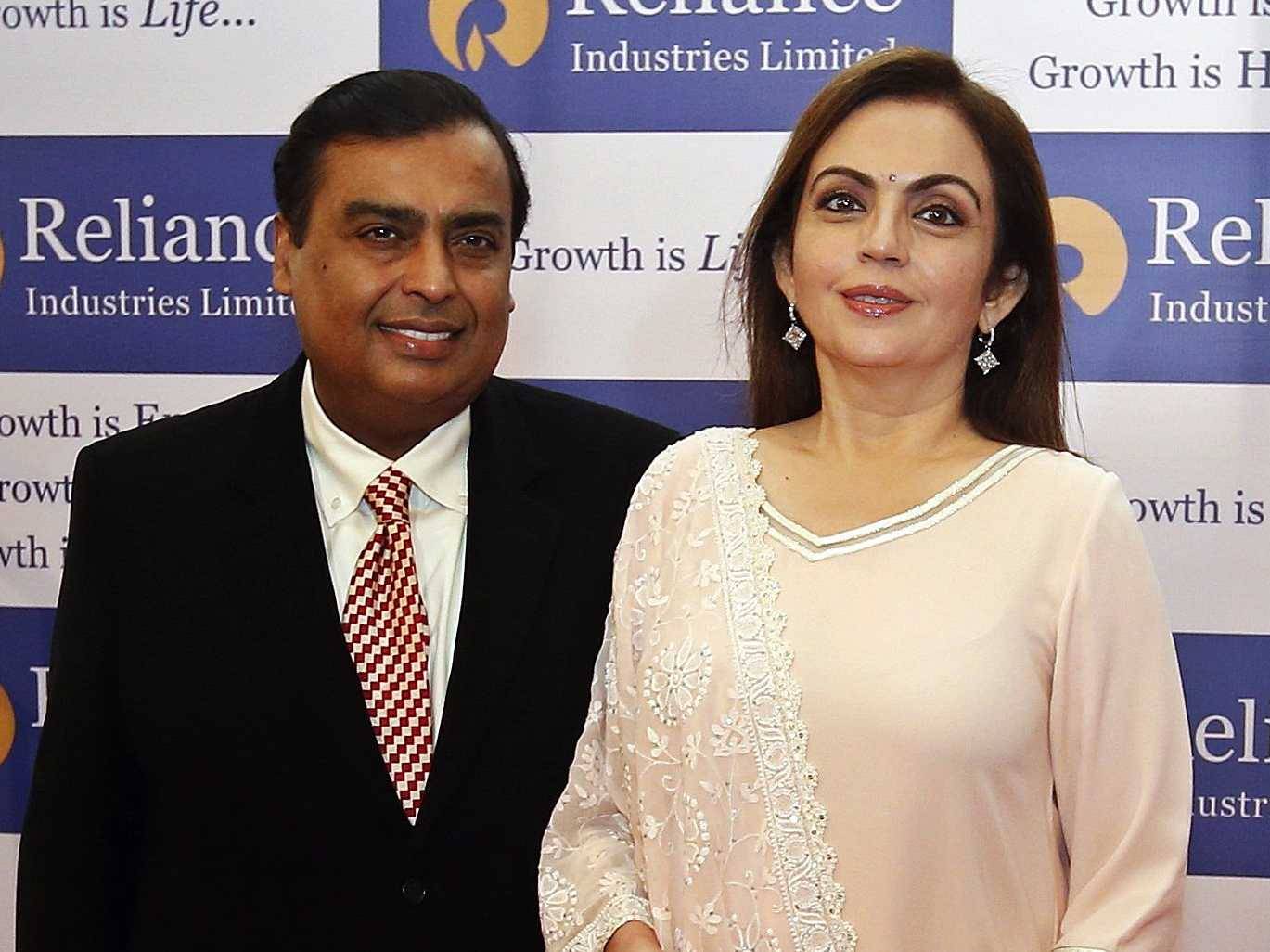 Nita-Ambani-is-married-to-industrialist-Mukesh-Ambani-the-richest-man-in-India-