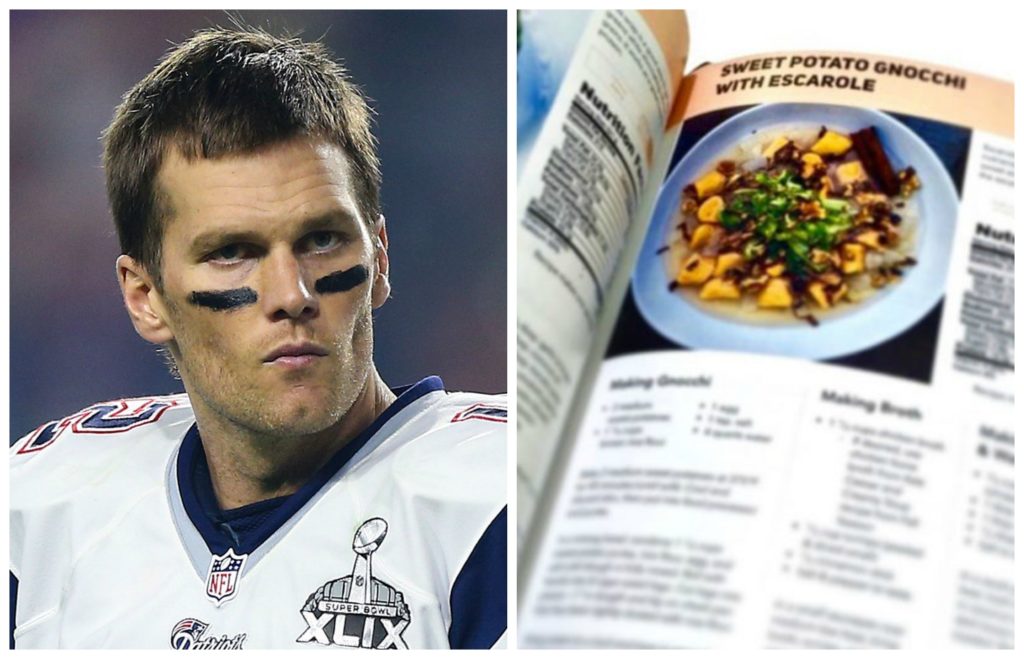 tom brady cook book