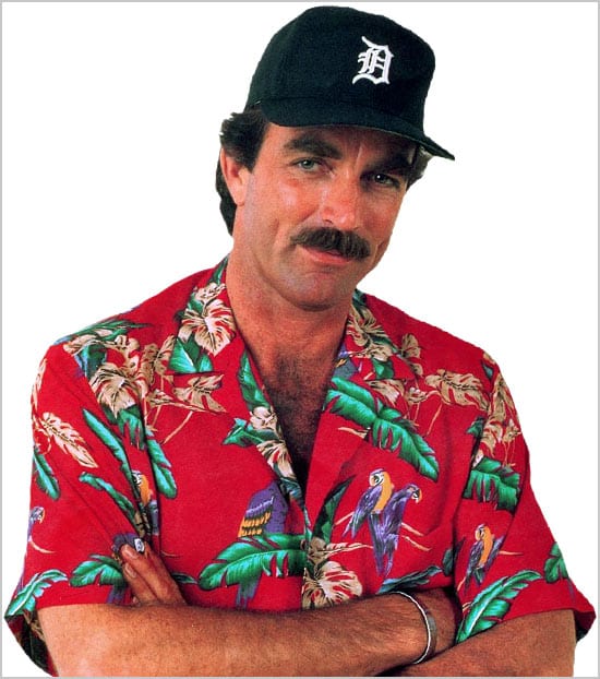 Aloha-Shirts-Tom-Selleck-Magnum-portrait